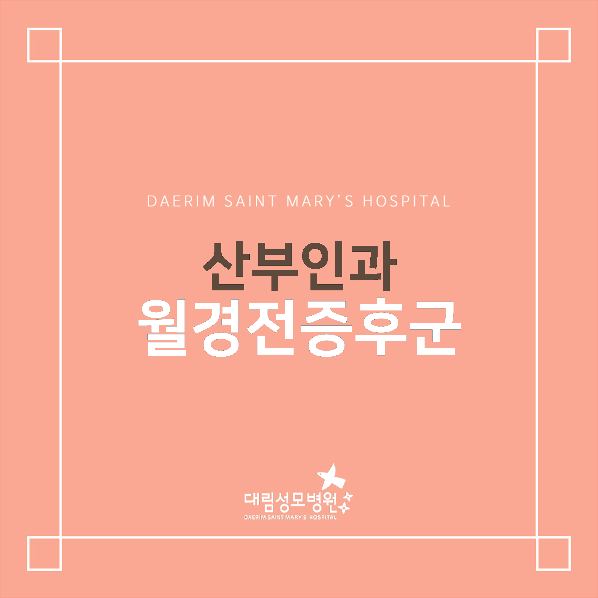 [산부인과] 월경전증후군  